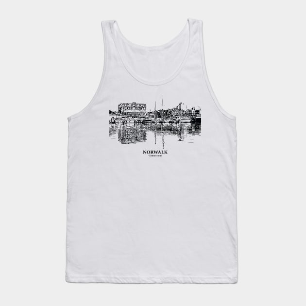 Norwalk - Connecticut Tank Top by Lakeric